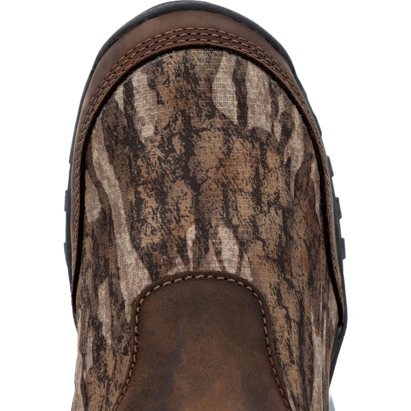 ROCKY Kids Spike Waterproof Snake Boot, Mossy Oak Bottom Land,