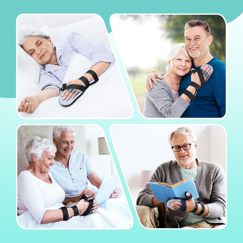 DrFinger Upgrade Resting Hand Splint Brace for Straightening Fingers with
