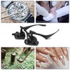 Hands Free Headband Magnifying Glasses Magnifier with Light Jewelers Glasses