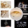CVKASH 4-Lights Crystal Chandelier Modern Semi Flush Mount Ceiling Light