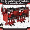 Power Tool Organizer Wall Mount with Charging Station - 4