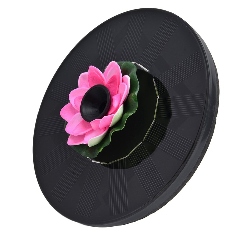 Lotus Solar Fountain Water Pump Floating Mini Solar Powered Water