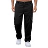 Comdecevis Mens Cargo Pants Wide Leg Sweatpants with Pockets Relaxed