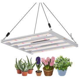 Vegelumax 100W LED Grow Light Bar,UV IR Diodes Included,Sunlike Full Spectrum Growing Lamp for Horticulture Indoor Plant Growth Veg Flowering Fruiting,3300K,Aluminum Heat Sink,Power Dimmable