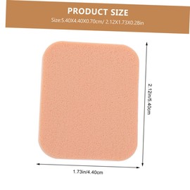 Vaguelly 10pcs Square Makeup Puff for Wet Dry Use Soft Gentle Cosmetic Pads for Application Compact Beauty Tool for Liquid Powder Makeup