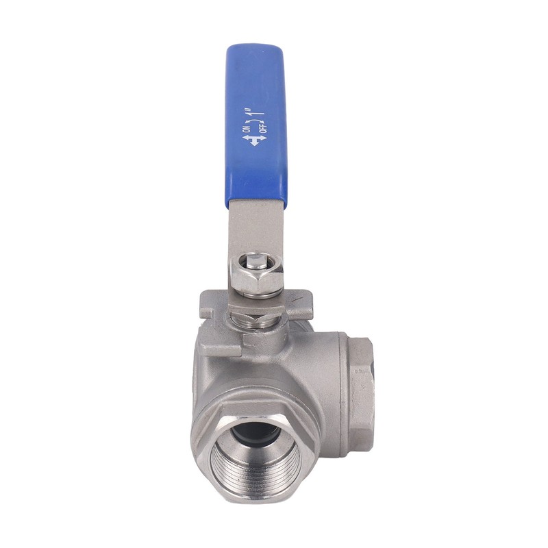 3 Way Ball Valve 1in 304 Stainless Steel Female T
