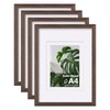 Egofine 11x14 Picture Frames Set of 4, Made of Solid