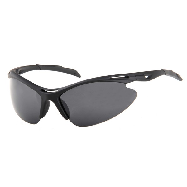 Sunoptic Unisex SP301 Sunglasses, Black, One Size