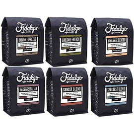 Dark Roast Lovers Variety Pack, Whole Bean, 12oz case of 6