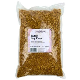 Butler Soy Fines, aka 'Fine Minced Soy Curls', Non-GMO Meat Alternative, 100% Whole Soybeans, High Protein, Gluten-Free, 3 lb