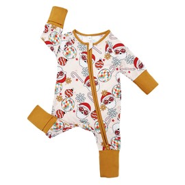 Bow Dream Baby Girl Clothes Infant Outfits Baby boy Clothes Romper Jumpsuit Newborn Coming Home Outfit Deep Green Santa Claus 12-18 Months