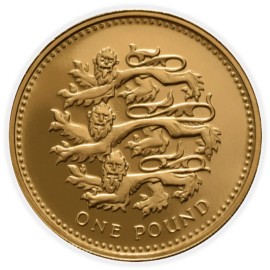 Kiwi Gifts 1 Pound Coin - Circle Sticker Decal 3 Inch - British England GBP Money