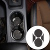 Soft Carbon fiber Car Central Control Water Cup Holder Coaster