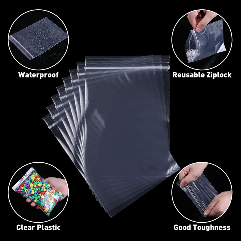Bäcker & Lecker Zip Bags Pack of 200 7 x