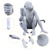 Unbranded Monkey Table Lamp Nordic Light Resin Simian Hanging Rope
