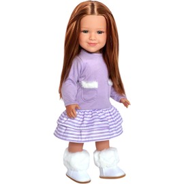 Kennedy and Friends 18 Inch Fashion Dolls- Tilt and Pose Feature and All Vinyl (F01-Rry)