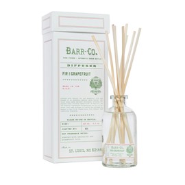 Barr-Co. Fir & Grapefruit Scent Diffuser Kit, Bright Grapefruit & Cooling Balsam Scent, Reed Diffuser for Home, Long Lasting Aroma Diffuser, Refillable, 8 fl oz
