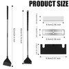 PEUTIER Algae Scraper for Glass Aquariums, 24.4 inch Extendable Handle