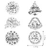 Merry Christmas Clear Stamps for Card Making Decorative Xmas Theme