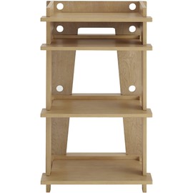 Crosley Furniture Soho Record Player Stand, Media Console with Vinyl Storage, Modern Home Organizer, Natural