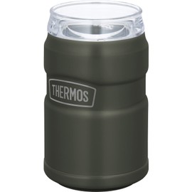 Thermos ROD-0021 KKI Outdoor Series Insulated Can Holder, For 11.8 fl oz (350 ml) Cans, 2-Way Type, Khaki