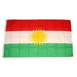 Flaggenmae Kurdistan Flag 90 x 150 cm