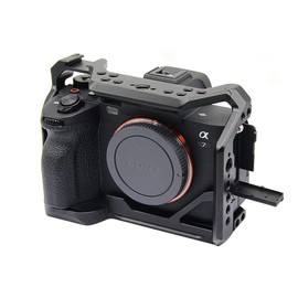 SIUTATDSH Camera Cage Compatible with Sony A7R5 A7M4 A7R4A A7R4 A7S3 A1 Camera Cage Ultra Expandable Built-in Cold Shoe Mount Arca Standard Plate with Arri Standard Screw Holes