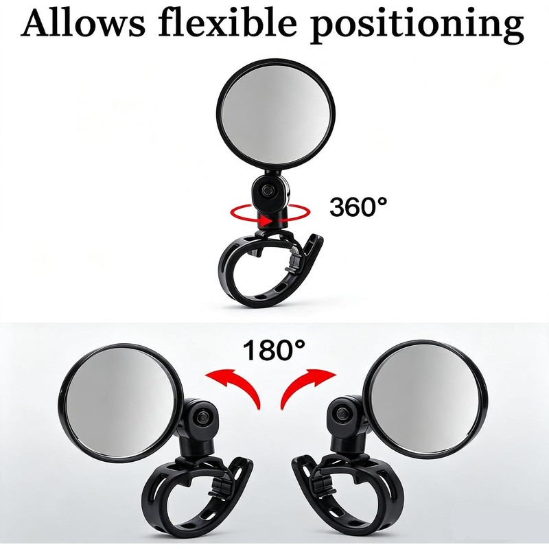 2PCS Retrovisores para Bicicleta para Merida Ride300