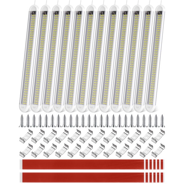 Tallew 12 Pcs 12 Volt LED Strip Lights 12v RV