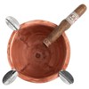 Stinky Cigar Ashtray, Designer Series, Box-Pressed, Deep Bowl Design, Windproof,