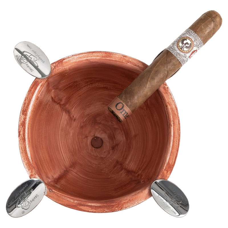 Stinky Cigar Ashtray, Designer Series, Box-Pressed, Deep Bowl Design, Windproof,
