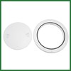 Motoforti 8" Boat White Circular Inspection Hatch Deck with Detachable