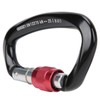 Mountaineering D Locking Carabiner Clips Alloy Heavy Duty Carabiner for