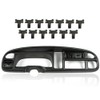 GRAND ORANGE Dash Board Bezel Cover Instrument W/Vents Compatible with