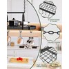 CHOEZON Hanging Pot Rack, Pot Hanger for Kitchen, Ceiling Mounted