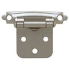 BRAINERD H0103AV-SN-O2 Self-Closing Overlay Hinge, Matte Nickel
