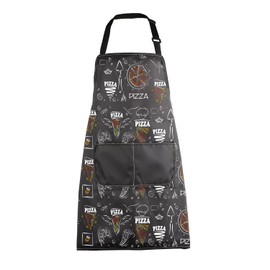 ENSIANTH Pizza Apron Funny Pizza Gift for Pizza Maker Apron Pizza Loves Gift Pizza Chef Apron Foodies Cooking Apron with Pockets (pizza apron)