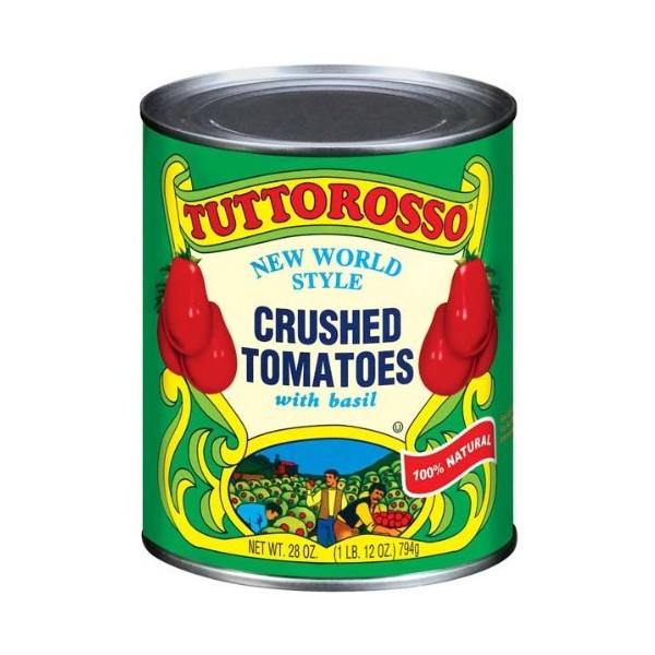 -Tuttorosso New World Style Crushed Tomatoes with Basil 28 oz