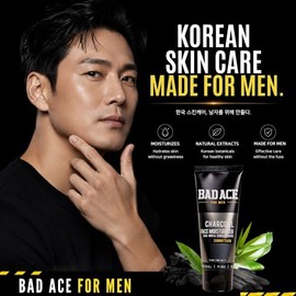 BAD ACE Humectante Facial Carbón para Hombres - Summit Rain...