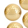 4Pcs Portable High Quality Double Layer Gold Plating Golf Ball