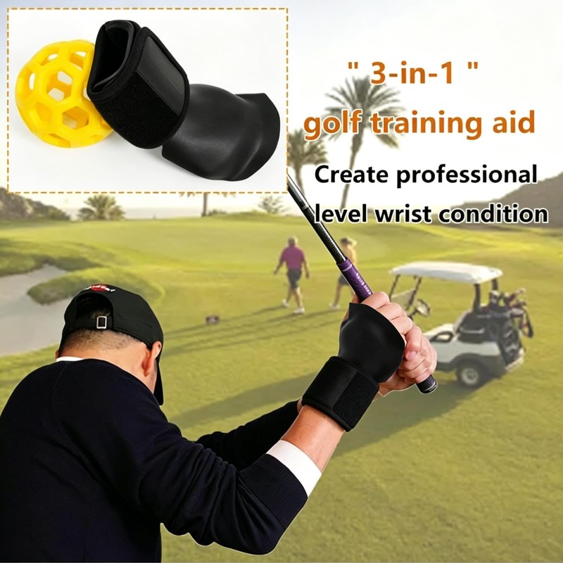 CocCCoon Golf Swing Trainer Ball Golf Training Aids,Wrist Trainer For