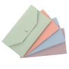 Operitacx 4pcs PU Leather Cash Envelope Wallet Minimalist Card Holder