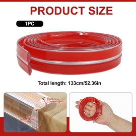 1 Meter Safety Corner Edge Protector for Baby Proofing Clear Corner Protectors for Kids Pre-Taped Furniture Bumpers for Table, Cabinets Wall & Baby Corner Protectors Child Safety Guards