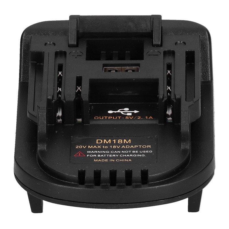 Lithium Battery Adapter Dock Power Connector with USB Charge Interface