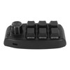 Mini Keypad 6 Keys 1 Knob Red Switch Mechanical Plug