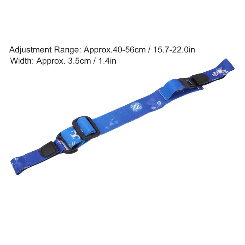 Flight Goggles Headband Adjustable Head Strap with Battery Strap Holder