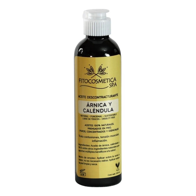 Duo Pack Aceite Descontracturante Masajes Árnica Y Caléndula Aceite Esencial