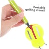 SUPVOX 3pcs Golf Ball Alignment Tool Durable Golf Ball Marker