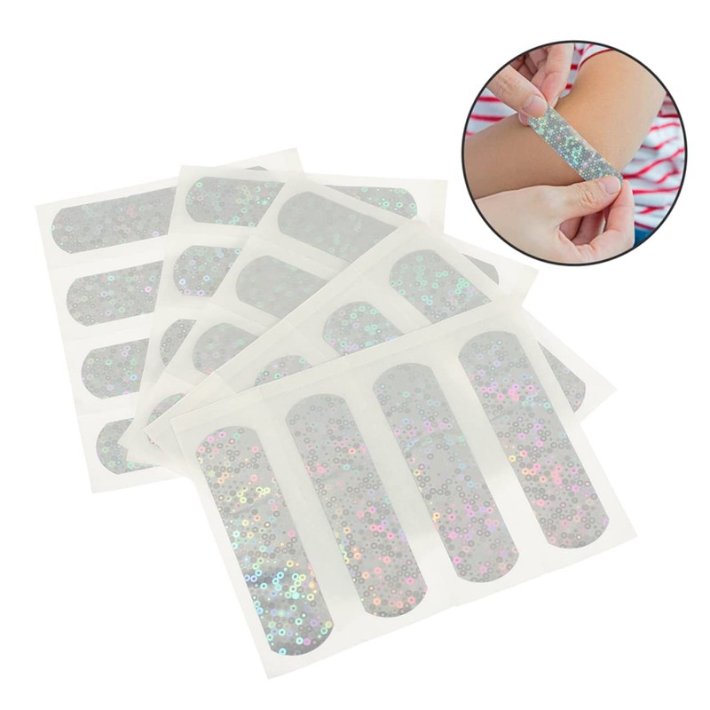 Healvian 50pcs Glitter Cartoon for Boys and Aid Care Stickers