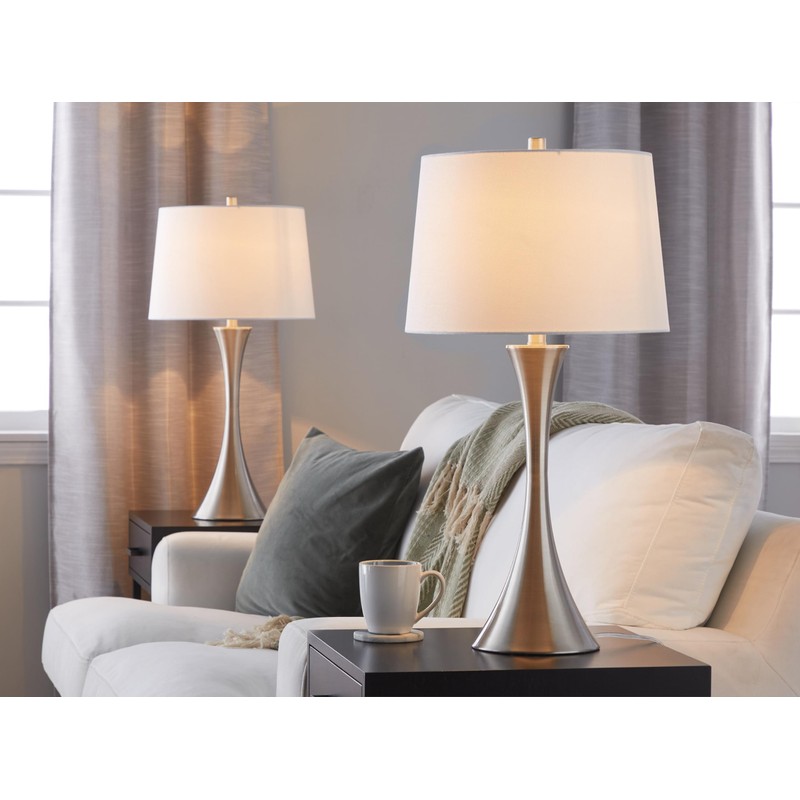 Grandview Gallery Lenuxe 29" Metal Table Lamps Set of 2,